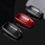T-carbon Glass Fiber Key Fob Cover fits for Mercedes Benz - Ảnh 5