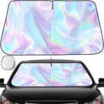 Laser Reflective Car Windshield Sun Shade – Ultimate Interior Protection & Cooling for Sedans. SUVs & MPVs — изображение 2