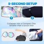 Laser Reflective Car Windshield Sun Shade – Ultimate Interior Protection & Cooling for Sedans. SUVs & MPVs — изображение 5