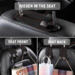🔥LAST DAY SALE 50% OFF - 🚗Car Seat Back Alcantara Storage Hook - 💥Double Hook Holder for Convenient Storage - Billede 5