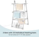 Multipurpose 3 Layer Electric Clothes Drying Rack (66cm) - Ảnh 3