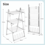 Multipurpose 3 Layer Electric Clothes Drying Rack (66cm) - Ảnh 7